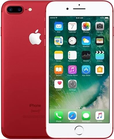 Apple iPhone 7 Plus 256GB Red (No Facetime), VoLTE C - CeX (IN